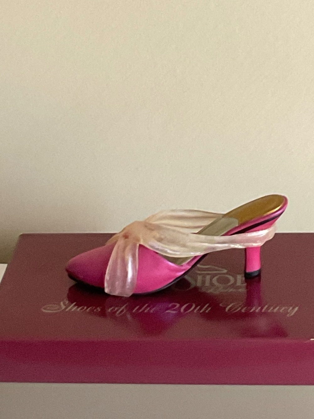 Just The Right Shoe Raine “Elegant Affair” Pink Shoe Sculpture w/ COA Retired - Picture 2 of 9